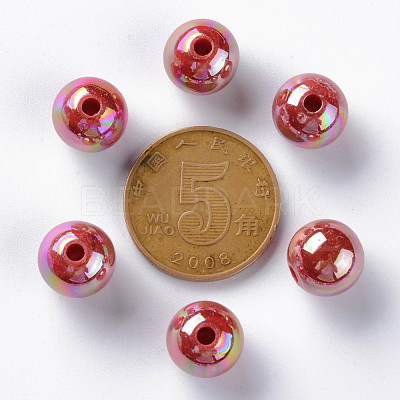 Opaque Acrylic Beads MACR-S370-D10mm-A14-1
