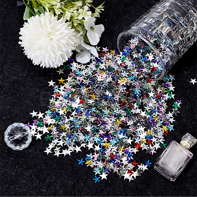 2000Pcs 10 Colors Acrylic Cabochons OACR-SP0001-52-1