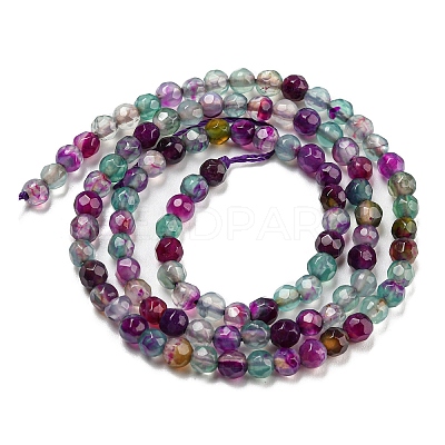 Natural Agate Beads Strands X-G-Q1000-01D-1
