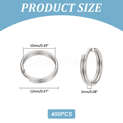 304 Stainless Steel Split Rings STAS-UN0018-31P-1