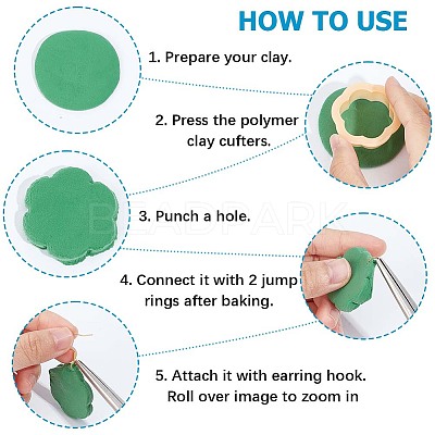 Plastic Clay Cutter Sets TOOL-WH0155-18-1