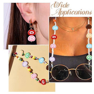 35Pcs 7 Colors Opaque Acrylic Imitation Food Beads OACR-CJ0002-72-1