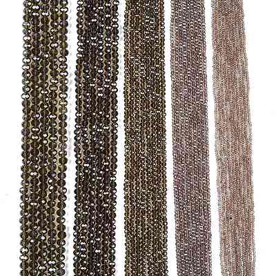 Electroplate Glass Beads Strands EGLA-A044-T2mm-A16-1