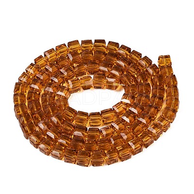 Transparent Glass Beads Strands LS-GLAA-R041-8x8mm-A08-1