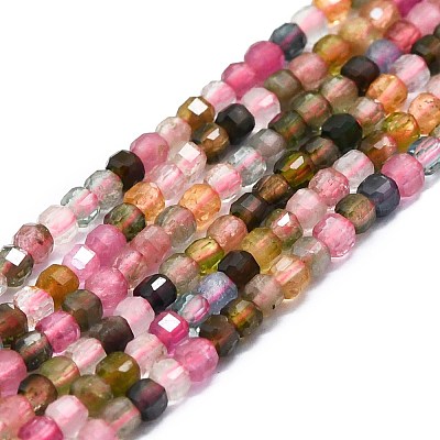 Grade A Natural Tourmaline Beads Strands G-P457-B01-03B-1