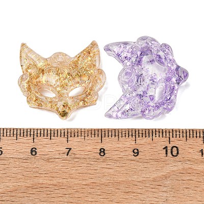 Luminous Transparent Resin Cabochons CRES-L045-08-1