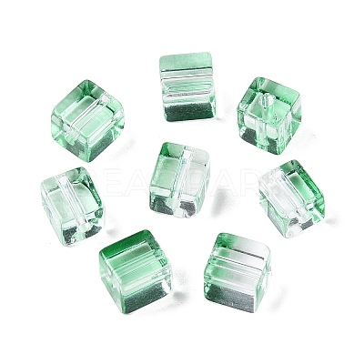 Baking Paint Transparent Glass Beads LS-DGLA-N005-01A-05-1