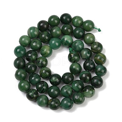 Natural African Jade Beads Strands G-K091-8mm-1