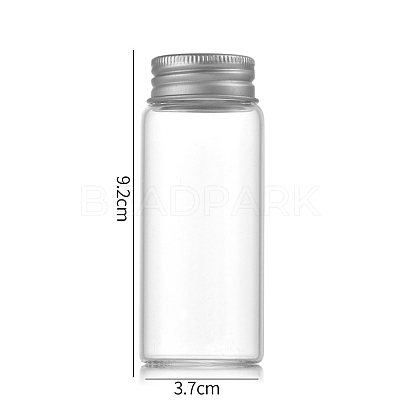 Clear Glass Bottles Bead Containers CON-WH0085-76F-01-1