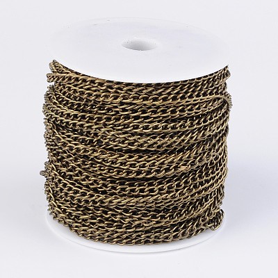 Iron Twisted Chains Curb Chains CHS007Y-AB-1