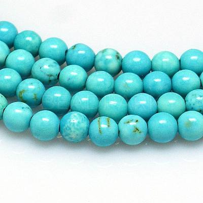 Natural Magnesite Beads Strands TURQ-G103-6mm-01-1