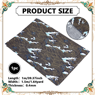 Japanese Style Cotton Fabric DIY-WH0504-889B-1