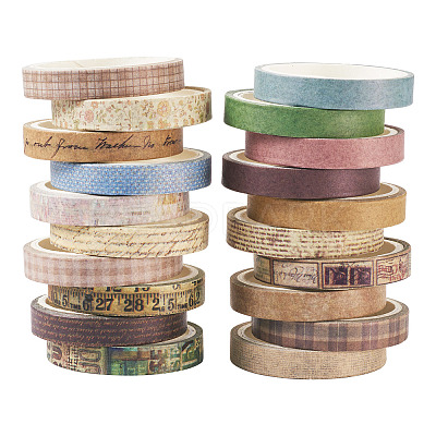 20 Rolls Paper Adhesive Tape Set DIY-TAC0023-42A-1