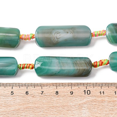 Natural Agate Beads Strands G-H342-B03-01-1