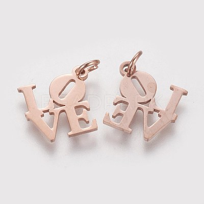 304 Stainless Steel Pendants STAS-Q201-T460R-1