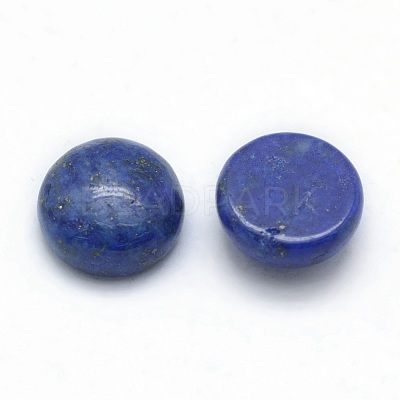 Natural Lapis Lazuli Cabochons X-G-P393-R11-10mm-1