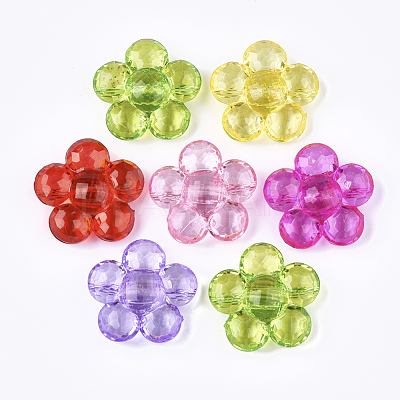 Transparent Acrylic Shank Buttons X-TACR-S133-131-1