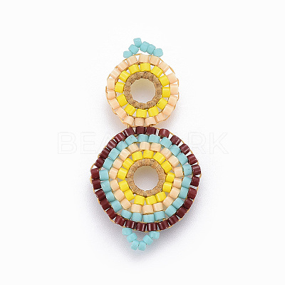 MIYUKI & TOHO Handmade Japanese Seed Beads Links SEED-A027-G10-1