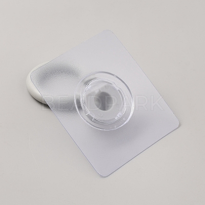 Rotatable Self Adhesive Plastic Hook Hangers AJEW-WH20004-06-1