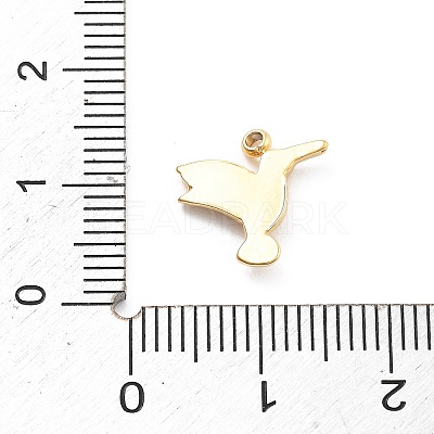 304 Stainless Steel Pendants STAS-R155-043G-02-1