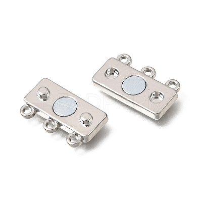 2-Strands Brass Magnetic Clasps KK-CBA9C94-01B-P-1