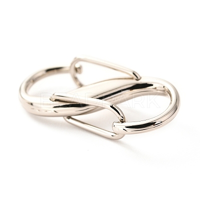 Zinc Alloy DIY Bags Adjustable Clasps Accessories PALLOY-A068-06S-1