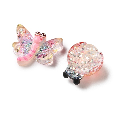 Transparent Resin Cabochons CRES-L050-01A-1