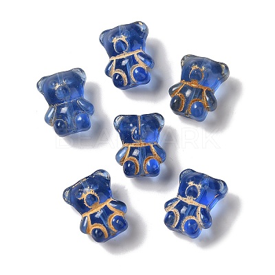 Transparent Lampwork Beads LAMP-P065-06A-01-1