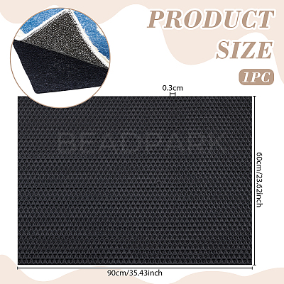 Felt & TPR Anti-slip Carpet Mat AJEW-WH0816-427B-1