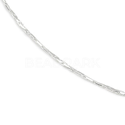 Brass Chain Necklaces NJEW-D077-S-1