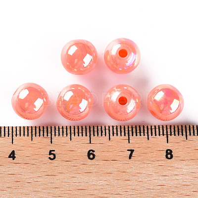 Opaque Acrylic Beads MACR-S370-D10mm-SS2109-1