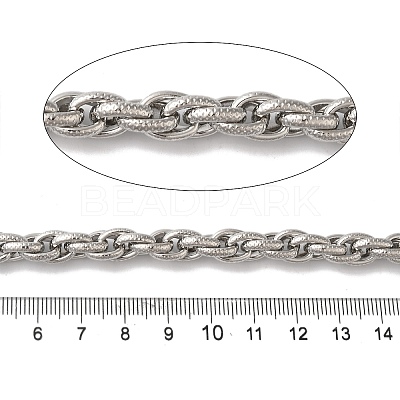 Tarnish Resistant 304 Stainless Steel Link Chains CHS-A012-06B-P-1