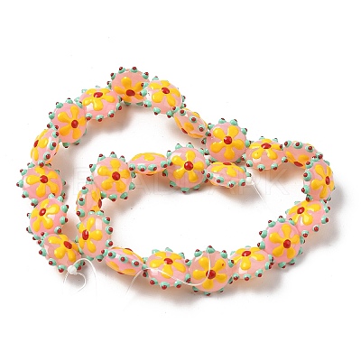Baking Paint Glass Enamel Beads LAMP-S080-03A-1