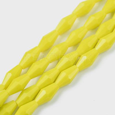 Opaque Glass Beads Strands GLAA-P001-03B-02-1