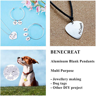 Aluminum Blank Pendants ALUM-BC0001-07P-1