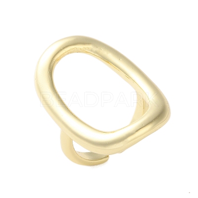 Brass Open Cuff Rings RJEW-Q778-19G-1