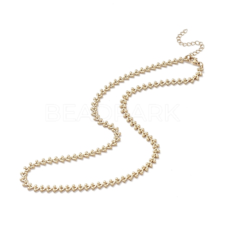 Ion Plating(IP) 304 Stainless Steel Cobs Chain Necklace for Men Women STAS-B039-11G-1