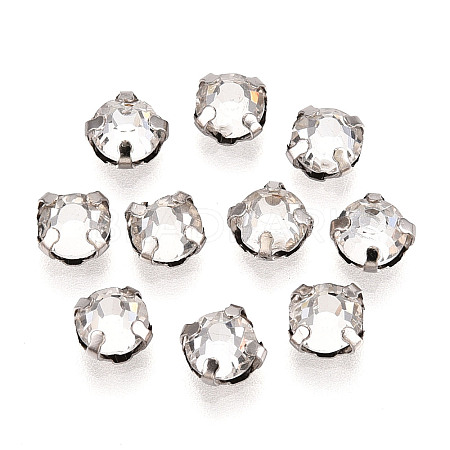 Flat Round Sew on Rhinestone KK-N282-01A-P-1