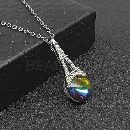 Crystal Pendant Necklaces XY2400-1-1