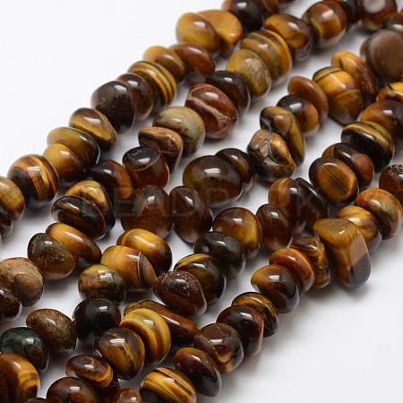 Natural Tiger Eye Beads Strands G-F521-15-1