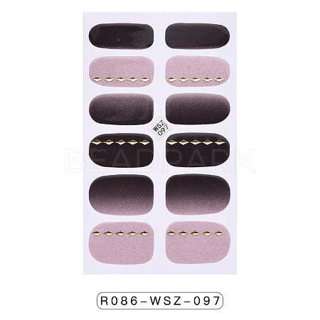 Full Wrap Gradient Nail Polish Stickers MRMJ-R086-WSZ-097-1