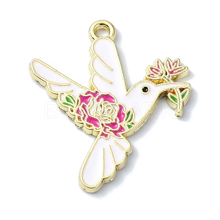 Alloy Enamel Pendants FIND-Q102-07C-1