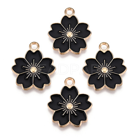 Alloy Enamel Pendants X-ENAM-S121-115D-1