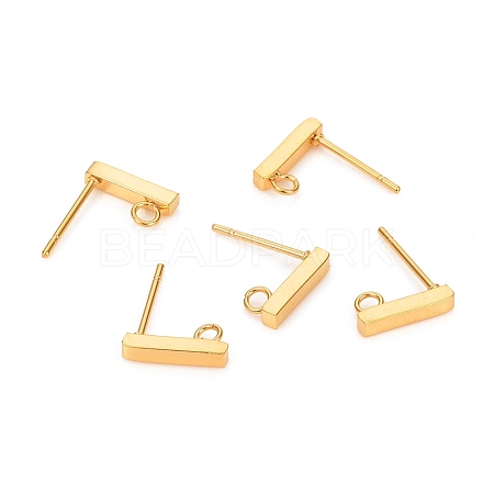 304 Stainless Steel Stud Earring Findings STAS-I150-03G-1