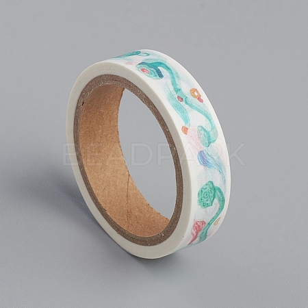Chinese Style DIY Scrapbook Decorative Adhesive Tapes DIY-I022-03G-1