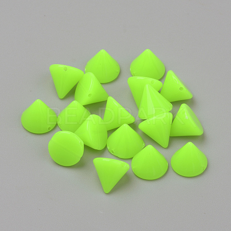 Opaque Acrylic Rivet Beads SACR-R902-18E-1
