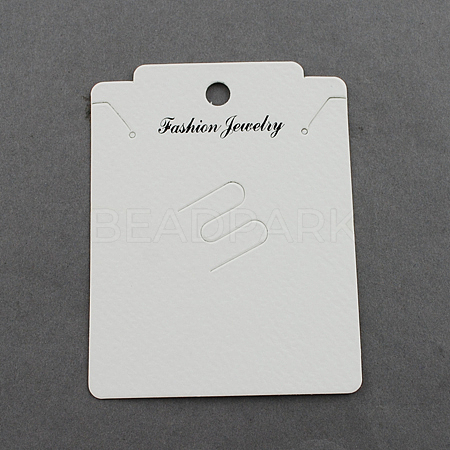 Cardboard Necklace Display Cards NDIS-S023-1