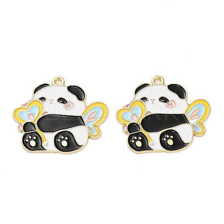 Alloy Enamel Pendants ENAM-G229-03G-02-1