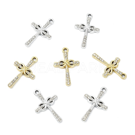 10Pcs Alloy Rhinestone Pendants FIND-YW0007-83-1