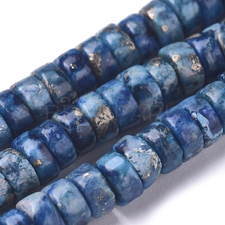 Natural African Pyrite Beads Strands G-D0006-E01-A-02-1